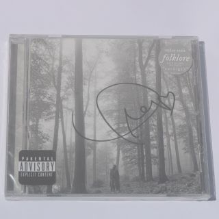 Taylor Swift Folklore Limited Edition Signed Autograph Autographed In Trees Cd