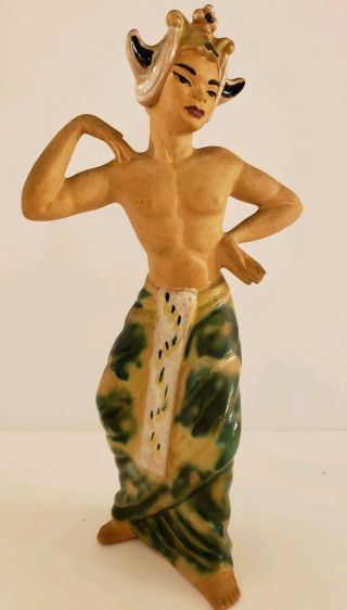 Vintage 1940s Figural Art Deco Fairy Dancer Figurine Ceramic Arts Studio Madison