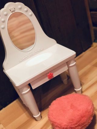 My Life Light Up Vanity Table & Chair Set For 18 " Dolls