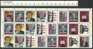 B58 - 11 Canada 1997 Cupw - Sttp Postal Workers Political Stamps Mnh
