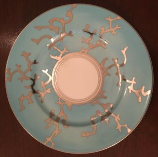 Raynaud Limoges - Cristobal Turquoise Dessert Plate -