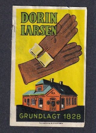Denmark Poster Stamp Hagen & Sievertsen Dorin Larsen Gloves
