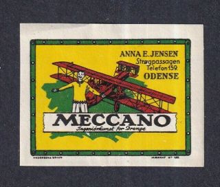 Denmark Poster Stamp A&b Meccano Metal Toy For Boys Odense