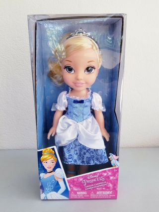 2016 Jakks Pacific Disney Princess Toddler Cinderella 14 " Doll Nib