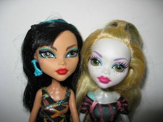 Monster High 2 Pack Dolls - Scaris City Of Frights Lagoona Blue & Cleo De Nile