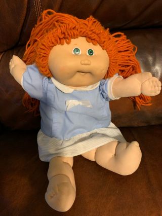 Cabbage Patch Girl Red Hair,  Blue Eyes