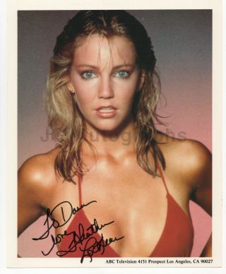 Heather Locklear - Actress: " Melrose Place " - Signed 8x10 Photograph To Dana