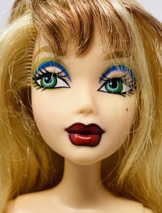 Mattel My Scene Delancey Doll - Articulated Blond Barbie Friend - Nude Doll Only