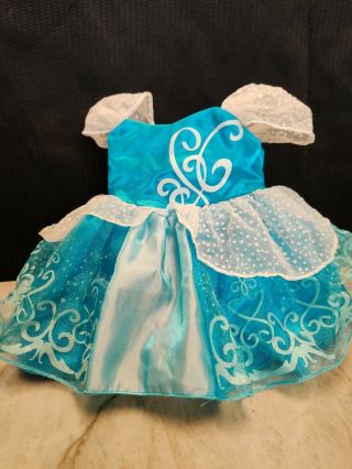 Build A Bear Disney Princess Cinderella Dress Costume Retired