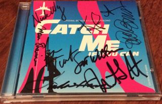 Catch Me If You Can Broadway Cast Signed Cd Norbert Leo Butz Aaron Tveit Butler