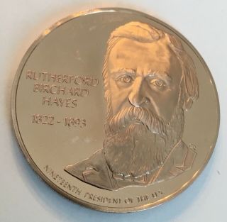 President Rutherford Hayes Home Fremont Ohio State Memorial Coin Medal