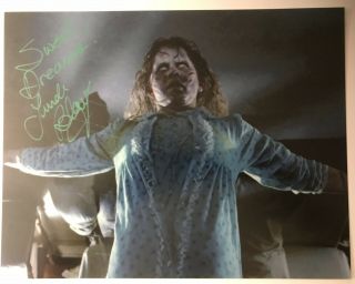 Linda Blair The Exorcist Signed Autograph 11 X 14 Photo W Inscription Proof