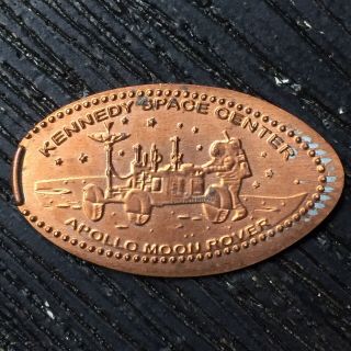 Apollo Moon Rover Kennedy Space Center Smashed Pressed Elongated Penny P453