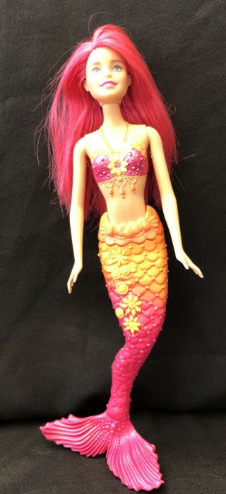 Barbie Dreamtopia Mermaid Doll,  Approx.  12 - Inch,  Jewel - Inspired Tail,  Pink Hair