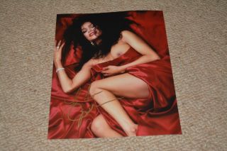 Latoya Jackson Signed Autograph 8x10 In Person Topless
