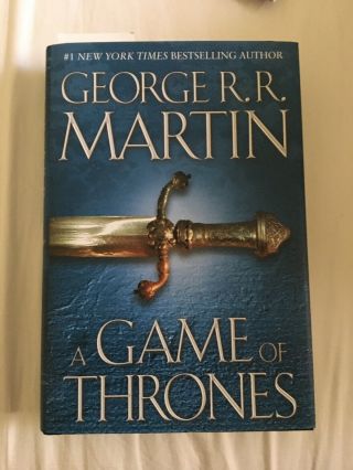 Autographed A Game Of Thrones Signed George R.  R.  Martin Hardcover Book