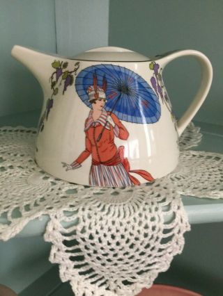 Vintage Villeroy Boch Art Deco Design 1900 Teapot