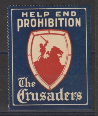 Us Poster Stamp End Prohibition The Crusaders