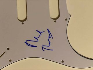 Mike Rutherford Signed Autographed Guitar Pickguard Mike & The Mechanics Psa