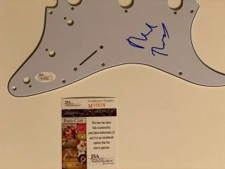 Mike Rutherford Signed Autographed Guitar Pickguard MIKE & THE MECHANICS PSA 3