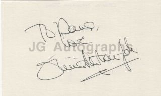Olivia Newton - John - Grammy Award Winning Pop Musician - Authentic Autograph