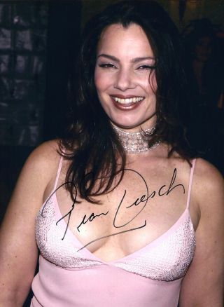 Fran Drescher Signed Sexy 8x10 Photo - The Nanny - Proof