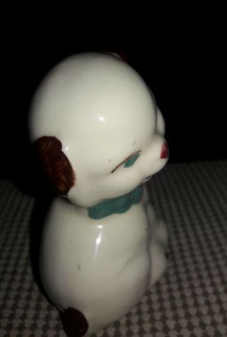 Vintage HTF Shawnee Pottery Miniature Dog Puppy Figurine made in USA 3