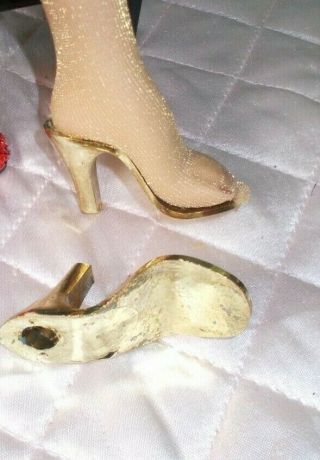 Madame Alexander Modern Cissy Doll Gold Shoe Lasts Only