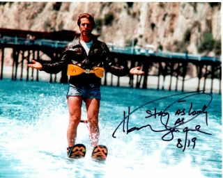 Henry Winkler Signed Happy Days Arthur Fonzie Fonzarelli Jumping The Shark Photo