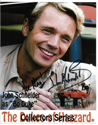 John Schneider Authentic Signed 8x10 Photo Autograph,  Dukes Of Hazzard,  Bo Duke