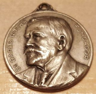 Argentina Argentinian Dr Dardo Rocha Medallion Very Rare Medal Old Vintage