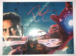 Iron Man (robert Downey Jr) Authentic Hand Signed Autograph 9x7 Photo With