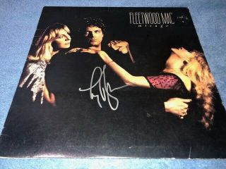 Lindsey Buckingham Signed Autographed Fleetwood Mac Mirage Record Album Lp