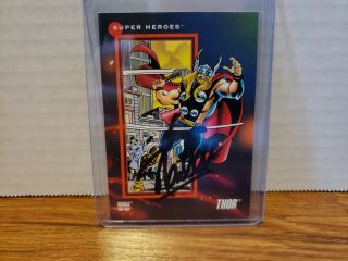 Stan Lee Thor Signed Autographed Marvel Collectors Card