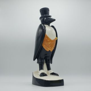 Vintage Royal Doulton Porcelain Penguin Decanter W/ Stopper