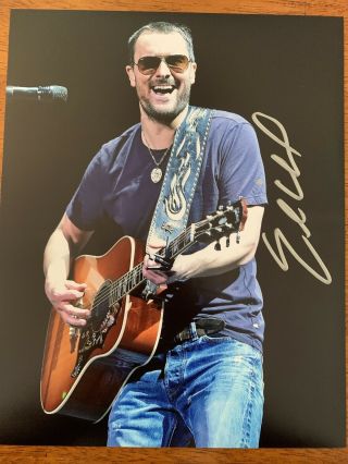 Eric Church Hand Signed Autographed 8x10 Photo W/ Certificate Of Authenticity