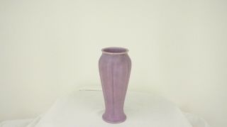 Vintage 1930 ROOKWOOD Pottery Violet Flower VASE 2728 Repaired 3