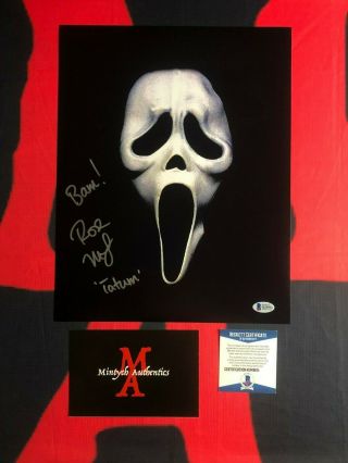 Rose Mcgowan Scream Autographed Signed 11x14 Photo Beckett Proof Horror