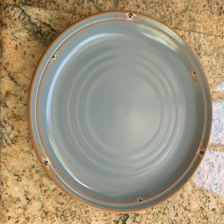Noritake Blue Adobe 12”large Round Serving Platter Dish 12 Inch Southwest Design