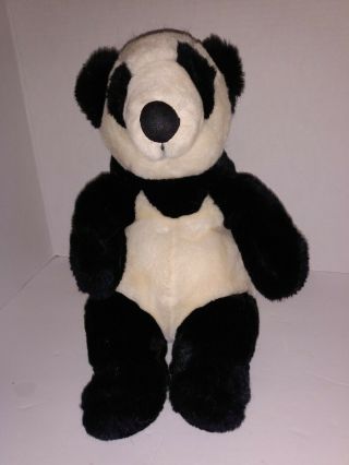 Russ Berrie Sergio Black & White Panda Teddy Bear Plush 14 " Tall