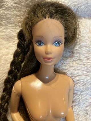 Vintage Barbie Doll 1986 Jewel Secrets Whitney Doll Nude Steffie Face Barbie