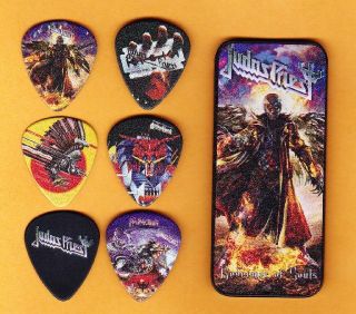 Judas Priest Redeemer Of Souls Concert Tour Guitar Pick Picks In Pick Tin