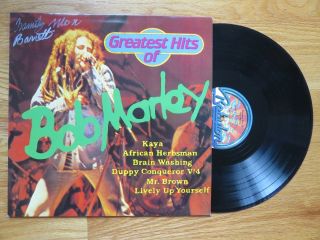 Aston Barrett Signed Greatest Hits Of Bob Marley 1980 Record / Album