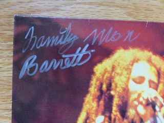 ASTON BARRETT signed GREATEST HITS OF BOB MARLEY 1980 Record / Album 2