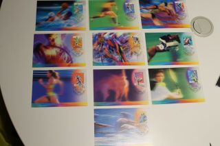 2000 Sydney Olympic Sports Stamp Maxi Card Set Of 10