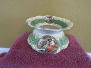 Antique Prov Saxe Es Germany Porcelain Bowl Dish -