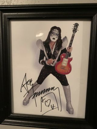Kiss Ace Frehley Signed Autographed