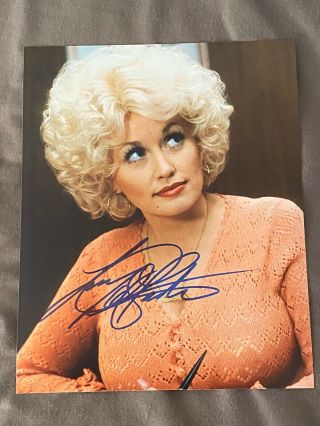 Dolly Parton Country Music Singer Signed 8x10 Photo With