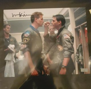 Val Kilmer And Tom Cruise Top Gun Autographed 8x10 Signed Photo Picture And