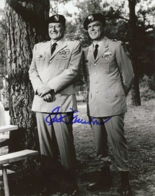 Ed Faulkner Authentic Hand - Signed " The Green Berets W/john Wayne " 8x10 Photo (b)